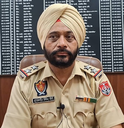 Sub Inspector Gurmeet Singh took over as SHO Sadar Police Station.